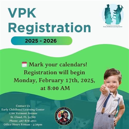 VPK Registration Flyer